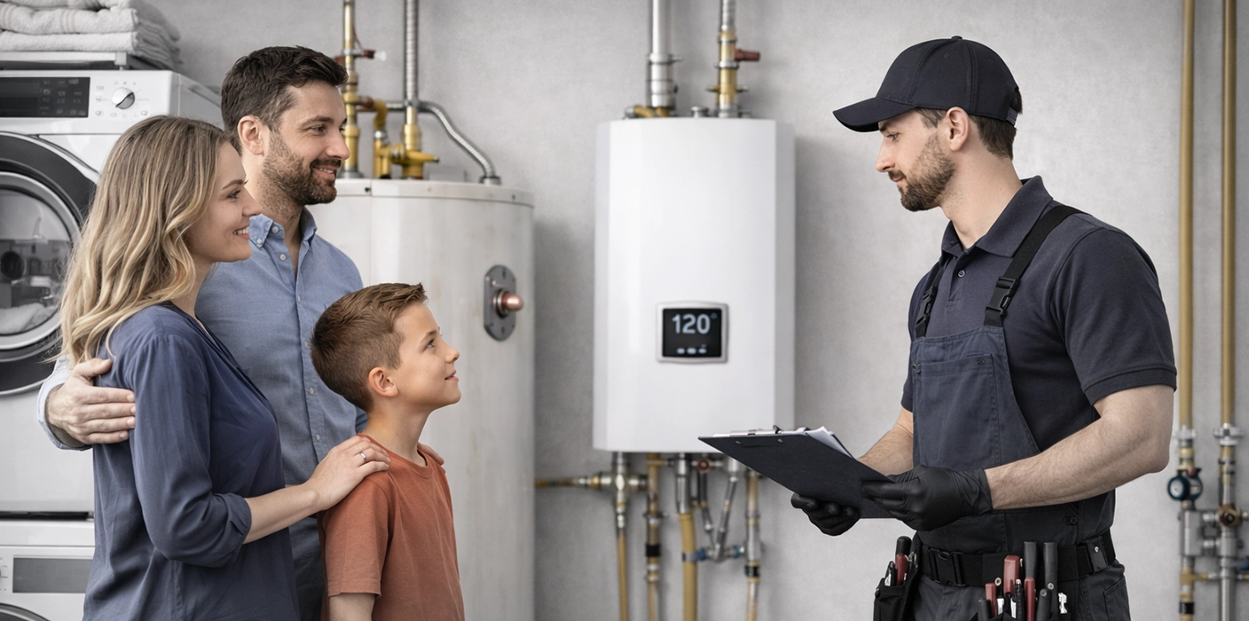 Family First Comfort with 1st Choice Water Heater Cypress TX